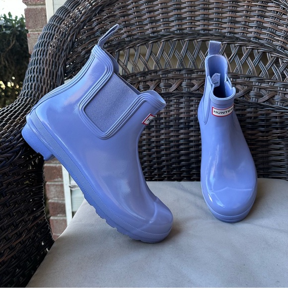 Hunter Shoes - Drifting Thistle Chelsea Hunter Boots 11